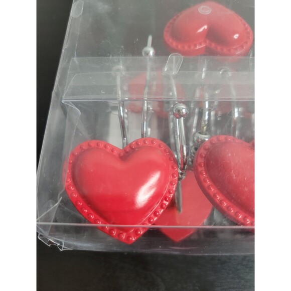12 pieces heart shower curtain hooks - Picture 3 of 5